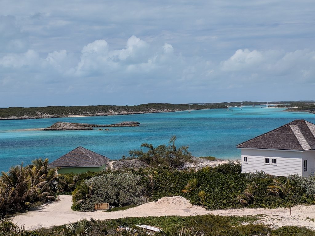 Exuma cays staniel cay island hike house view