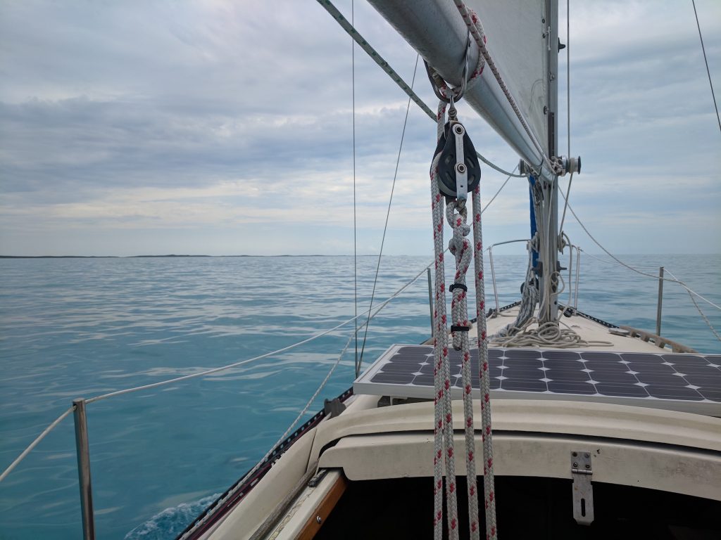 sailing no wind blue water Bahamas islands travel