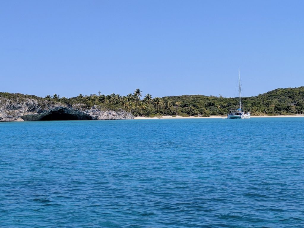 sailing sailboat water turquoise Bahamas Caribbean nature island pristine